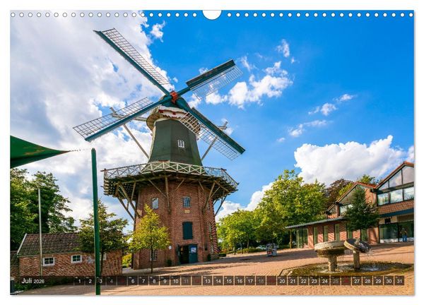 Produktbild: Papenburg - Venedig des Nordens (Wandkalender 2026 DIN A3 quer), CALVENDO Monatskalender