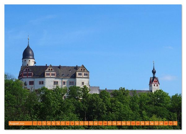 Produktbild: Schl&ouml;sser und Burgen zwischen Werra und Elbe (hochwertiger Premium Wandkalender 2026 DIN A2 quer), Kunstdruck in Hochglanz