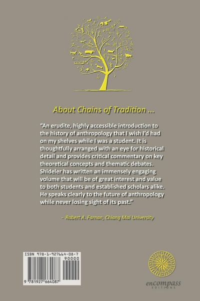 Produktbild: Chains of Tradition: A Guide to Anthropological History
