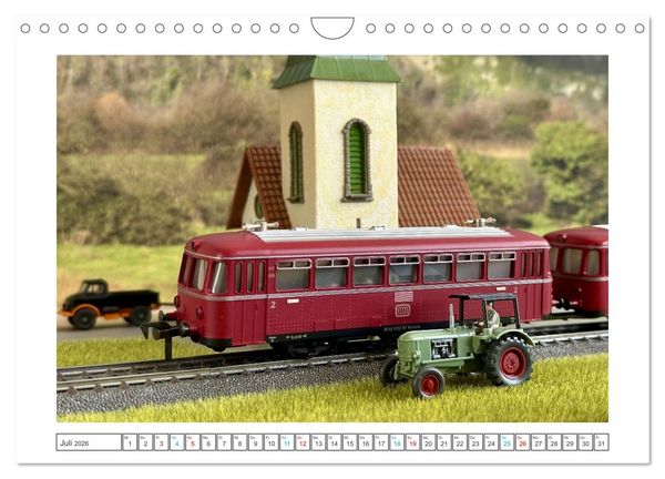Produktbild: Wirtschaftswunder en miniature (Wandkalender 2026 DIN A4 quer), CALVENDO Monatskalender
