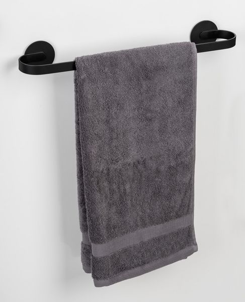 Produktbild: Turbo-Loc&reg; Badetuchstange Uno Mod. Bivio Black matt, 40 cm, aus Aluminium