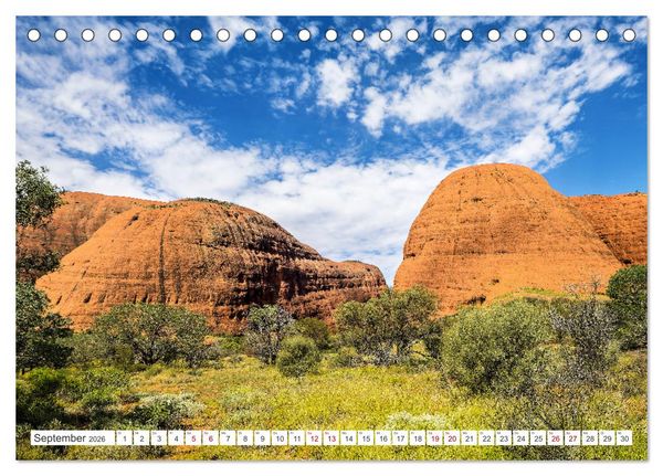 Produktbild: Australien - Grandiose Landschaften am Ende der Welt (Tischkalender 2026 DIN A5 quer), CALVENDO Monatskalender