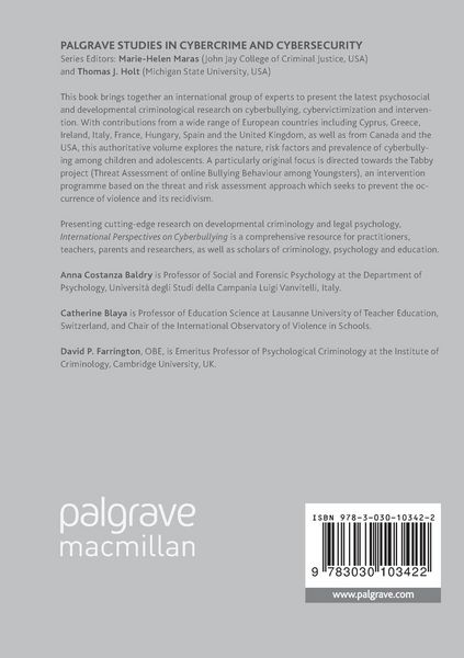 Produktbild: International Perspectives on Cyberbullying