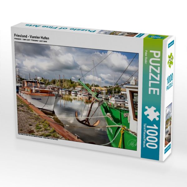 Produktbild: CALVENDO Puzzle Friesland - Vareler Hafen | 1000 Teile Lege-Gr&ouml;&szlig;e 64x48cm Foto-Puzzle f&uuml;r gl&uuml;ckliche Stunden