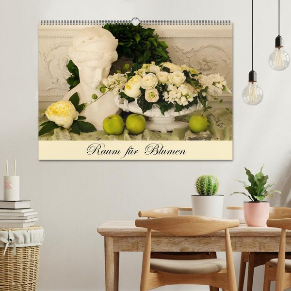 Produktbild: Raum f&uuml;r Blumen (Wandkalender 2026 DIN A2 quer), CALVENDO Monatskalender