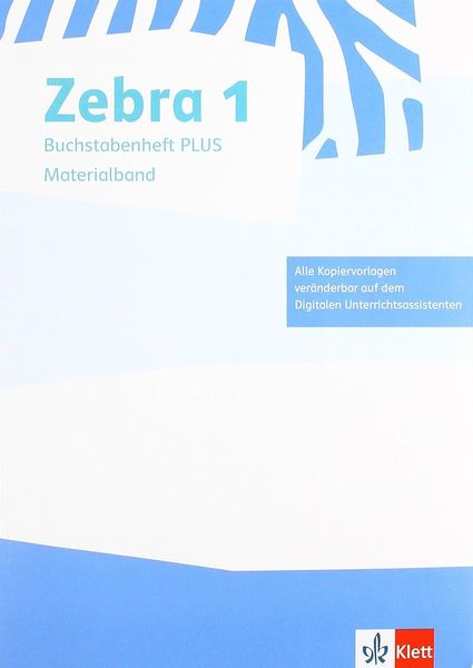 Produktbild: Zebra 1 / Materialband zum Buchstabenheft PLUS/CDR/CD/Kl.1