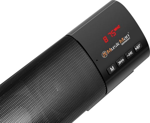 Produktbild: Music Man BT-X54 Soundbar, Mobiler Lautsprecher Schwarz Bluetooth&reg;, USB