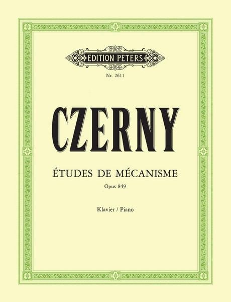 Études de Mécanisme op. 849 -