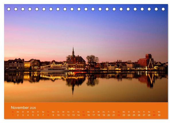 Produktbild: Kappeln und die Schleiregion (Tischkalender 2026 DIN A5 quer), CALVENDO Monatskalender