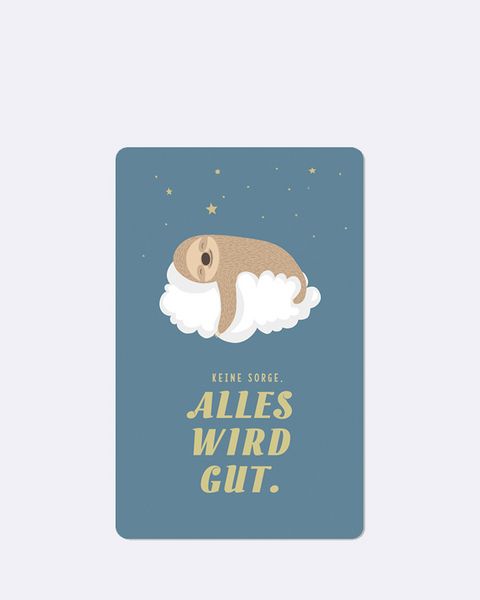 Produktbild: Lunacard Postkarte *Alles wird gut