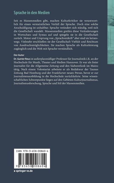 Produktbild: Sprache in den Medien