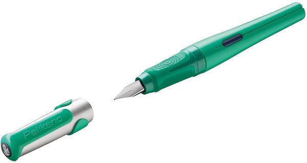 Produktbild: Pelikan F&uuml;ller Pelikano Gr&uuml;n Feder L f&uuml;r Linksh&auml;nder