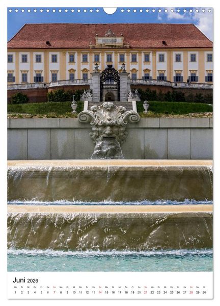 Produktbild: Schloss Hof &ndash; Die Perle unter den Marchfeldschl&ouml;ssern (Wandkalender 2026 DIN A3 hoch), CALVENDO Monatskalender