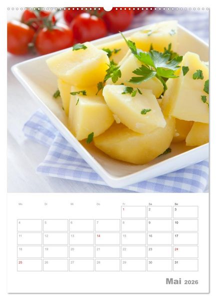 Produktbild: Vegetarisch durch das Jahr / Planer (Wandkalender 2026 DIN A2 hoch), CALVENDO Monatskalender