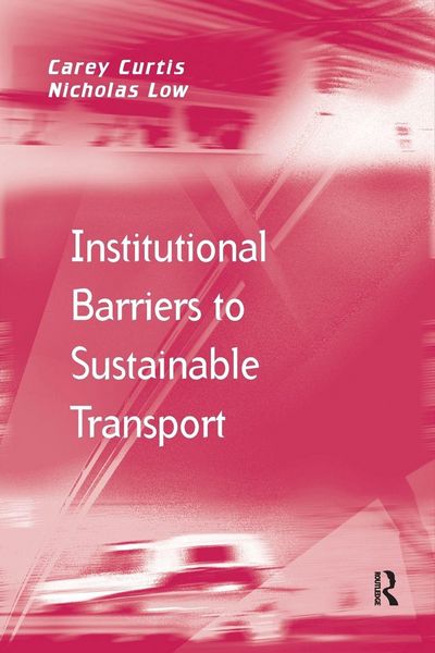 Produktbild: Institutional Barriers to Sustainable Transport