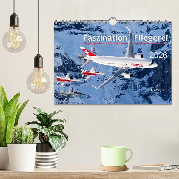Produktbild: Faszination Fliegerei (Wandkalender 2026 DIN A4 quer), CALVENDO Monatskalender