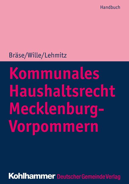 Produktbild: Kommunales Haushaltsrecht Mecklenburg-Vorpommern