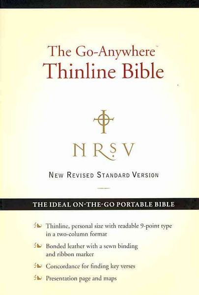 Produktbild: Harper Bibles: NRSV, The Go-Anywhere Thinline Bible, Bonded