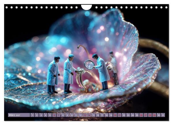 Produktbild: Fantastische Mikrowelten. Im Reich der Nanog&auml;rtner (Wandkalender 2027 DIN A4 quer), CALVENDO Monatskalender