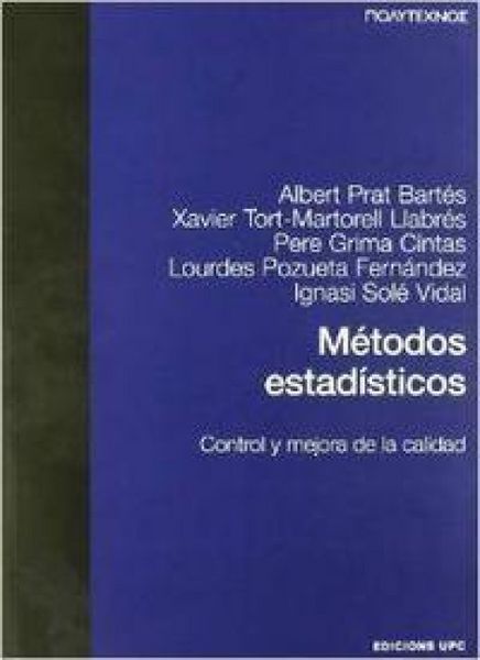 Produktbild: M&eacute;todos estad&iacute;sticos : control y mejora de la calidad