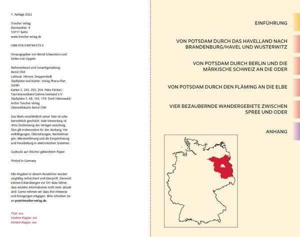 Produktbild: TRESCHER Reisef&uuml;hrer Brandenburg - Tagestouren