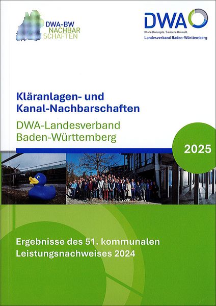 Produktbild: Kl&auml;ranlagen- und Kanal-Nachbarschaften - DWA-Landesverband Baden-W&uuml;rttemberg 2025