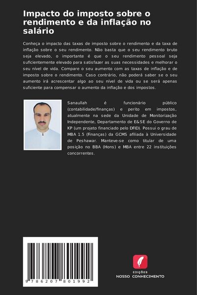 Produktbild: Impacto do imposto sobre o rendimento e da infla&ccedil;&atilde;o no sal&aacute;rio