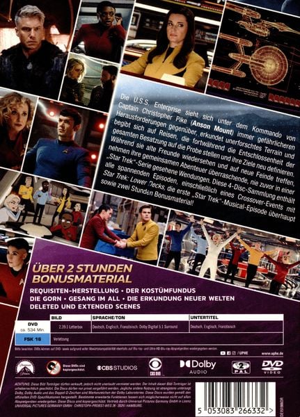 Produktbild: Star Trek: Strange New Worlds - Staffel 2 [4 DVDs]