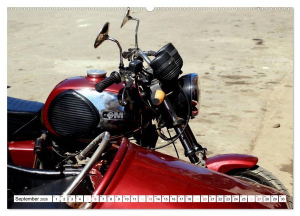 Produktbild: Mythos MZ - Ein DDR-Motorrad auf Kuba (Wandkalender 2026 DIN A2 quer), CALVENDO Monatskalender