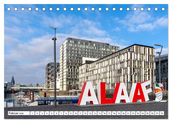 Produktbild: K&ouml;ln - Facetten einer Stadt (Tischkalender 2026 DIN A5 quer), CALVENDO Monatskalender