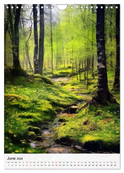 Produktbild: Dreamscapes of the Forest (Wall Calendar 2026 DIN A4 portrait), CALVENDO 12 Month Wall Calendar