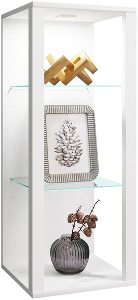 Produktbild: Holz Glas Wandvitrine Wandregal Glasol MW