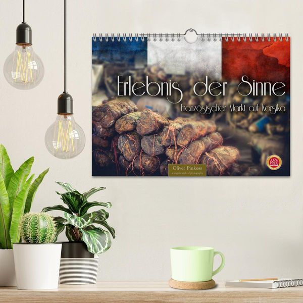Produktbild: Erlebnis der Sinne - Franz&ouml;sischer Markt auf Korsika (Wandkalender 2026 DIN A4 quer), CALVENDO Monatskalender