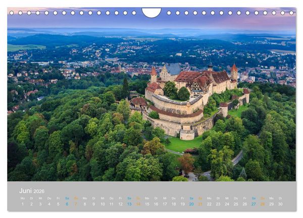 Produktbild: Coburger Land - Burgen und Schl&ouml;sser (Wandkalender 2026 DIN A4 quer), CALVENDO Monatskalender
