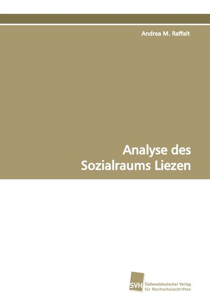 Produktbild: Analyse des Sozialraums Liezen