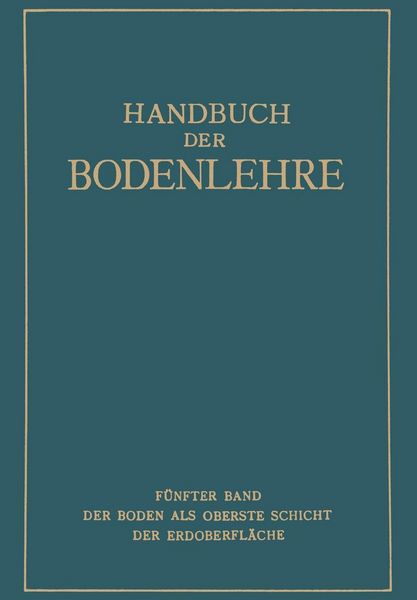 Produktbild: Der Boden als oberste Schicht der Erdoberfl&auml;che