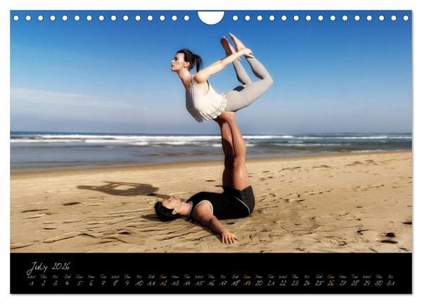 Produktbild: Yoga Couples - Harmony and Passion (Wall Calendar 2026 DIN A4 landscape), CALVENDO 12 Month Wall Calendar