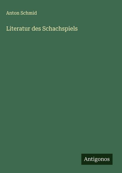 Produktbild: Literatur des Schachspiels