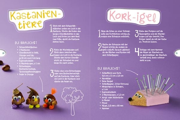 Produktbild: Das gro&szlig;e Bastelbuch f&uuml;r die Allerkleinsten Naturmaterial