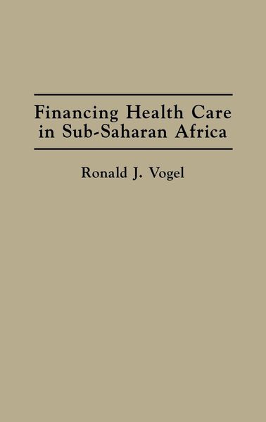 Produktbild: Financing Health Care in Sub-Saharan Africa