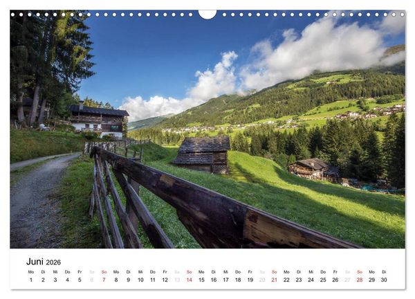 Produktbild: Bergbauernh&ouml;fe im Ultental (Wandkalender 2026 DIN A3 quer), CALVENDO Monatskalender