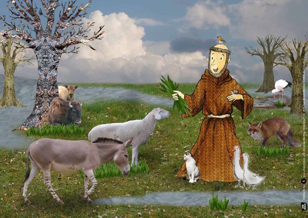 Produktbild: Franziskus und die erste Weihnachtskrippe. Kamishibai Bildkartenset.