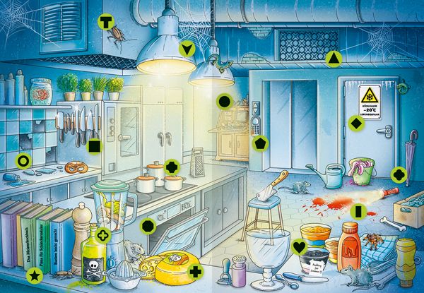 Produktbild: Ravensburger Escape R&auml;tsel - K&uuml;che des Grauens