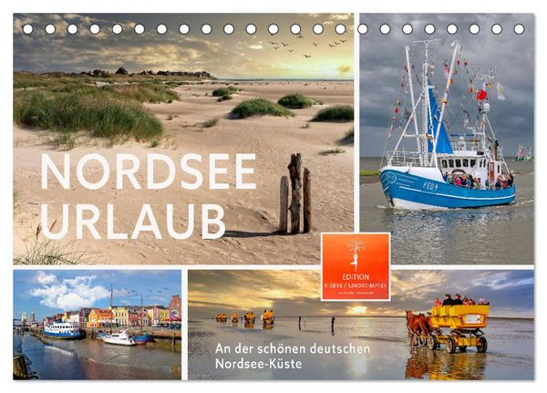 Produktbild: Nordsee-Urlaub (Tischkalender 2026 DIN A5 quer), CALVENDO Monatskalender