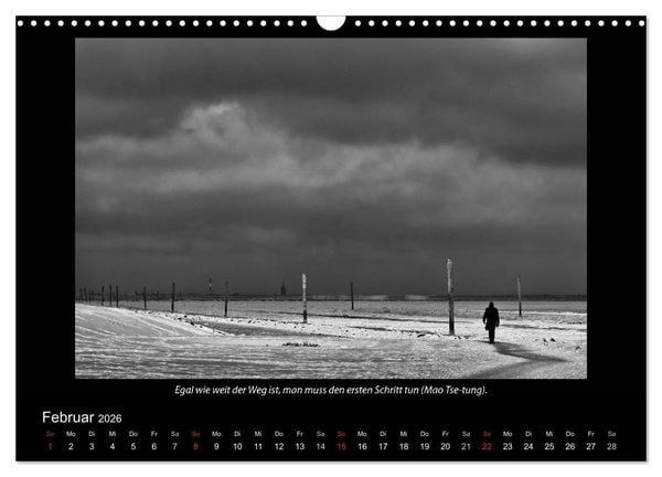 Produktbild: Schwarz-Weis(s)heiten (Wandkalender 2026 DIN A3 quer), CALVENDO Monatskalender