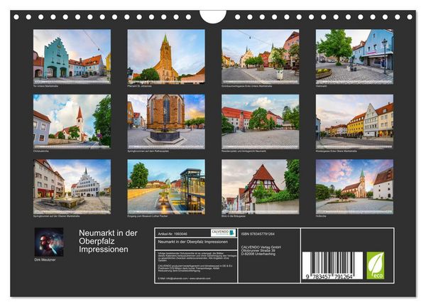 Produktbild: Neumarkt in der Oberpfalz Impressionen (Wandkalender 2026 DIN A4 quer), CALVENDO Monatskalender