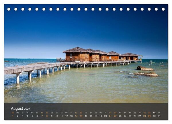 Produktbild: Traumstr&auml;nde in Vietnam (Tischkalender 2027 DIN A5 quer), CALVENDO Monatskalender