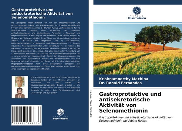 Produktbild: Gastroprotektive und antisekretorische Aktivit&auml;t von Selenomethionin