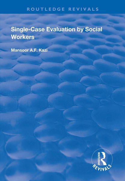 Produktbild: Single-Case Evaluation by Social Workers