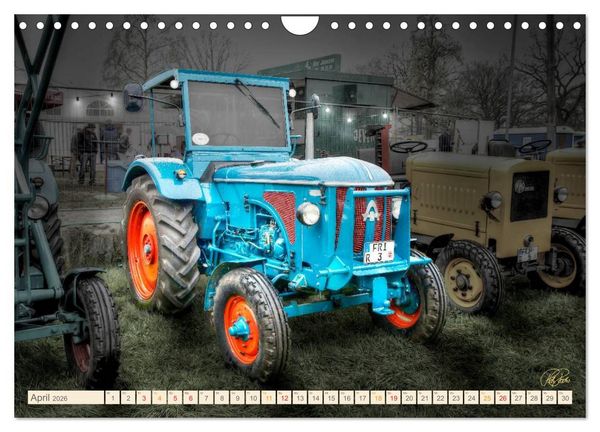 Produktbild: Oldtimer - Traktoren f&uuml;r Liebhaber (Wandkalender 2026 DIN A4 quer), CALVENDO Monatskalender